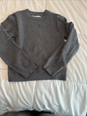 Zara Gray Crewneck Sweater